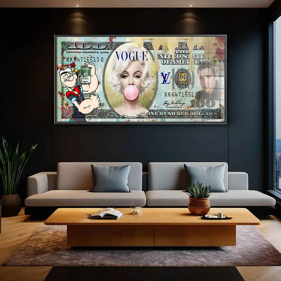 Pop Art Bill - szkło akrylowe
