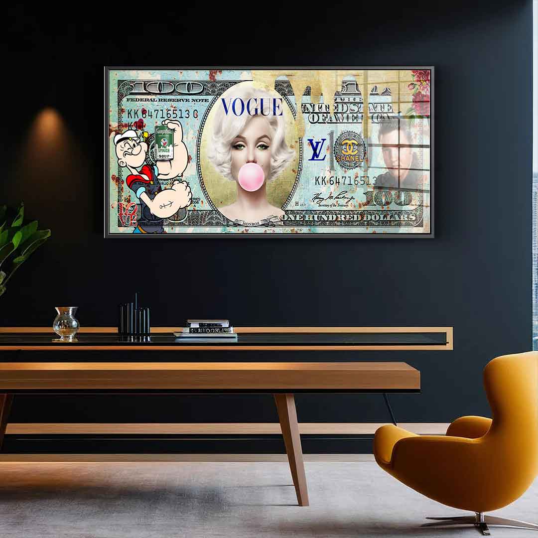 Pop Art Bill - Acrylic glass