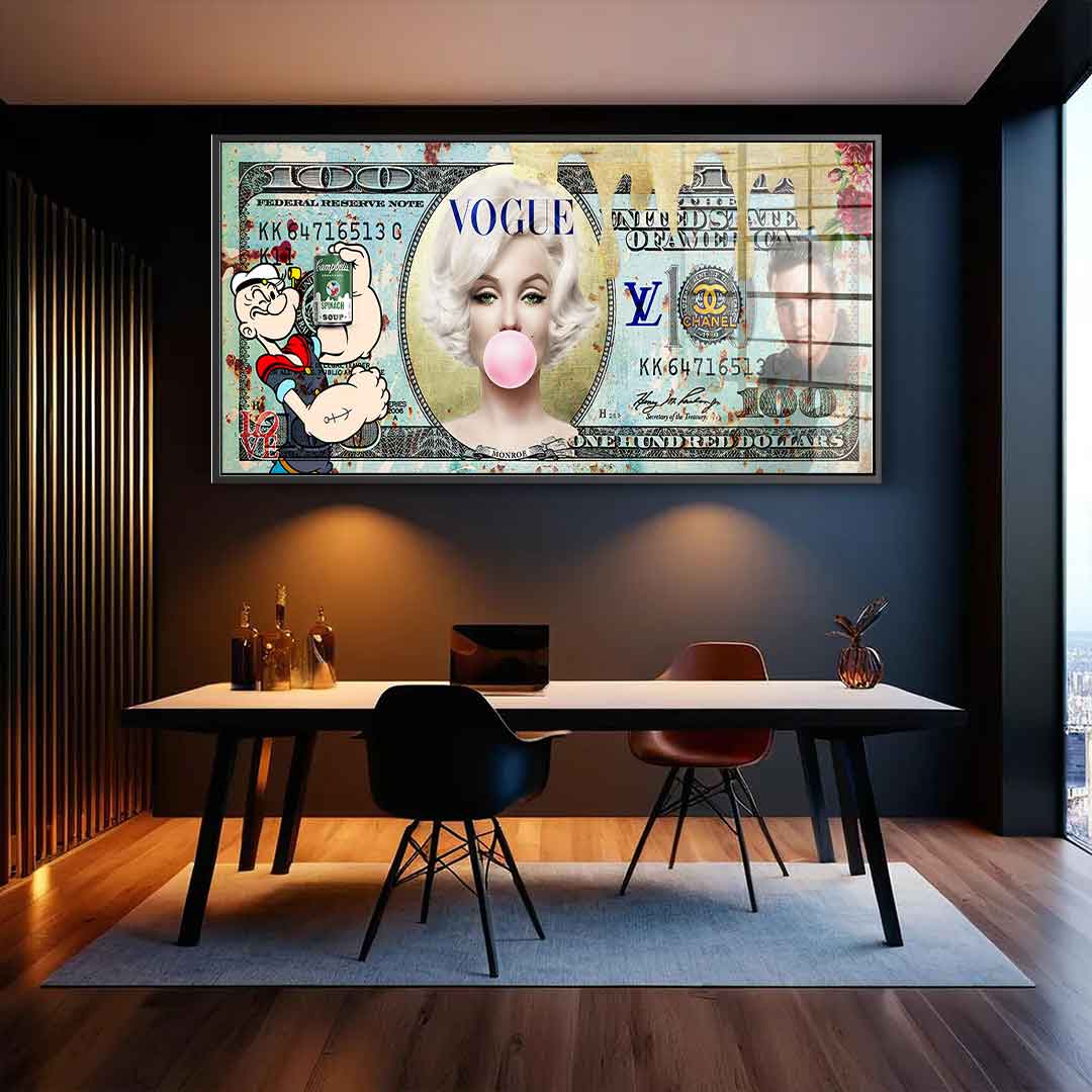 Pop Art Bill - Acrylic glass