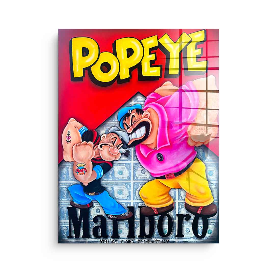 Popeye vs. Bluto - Acrylglas