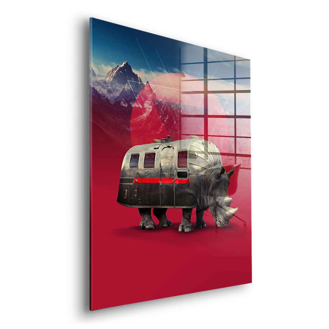 Rhino Van – pleksiglas