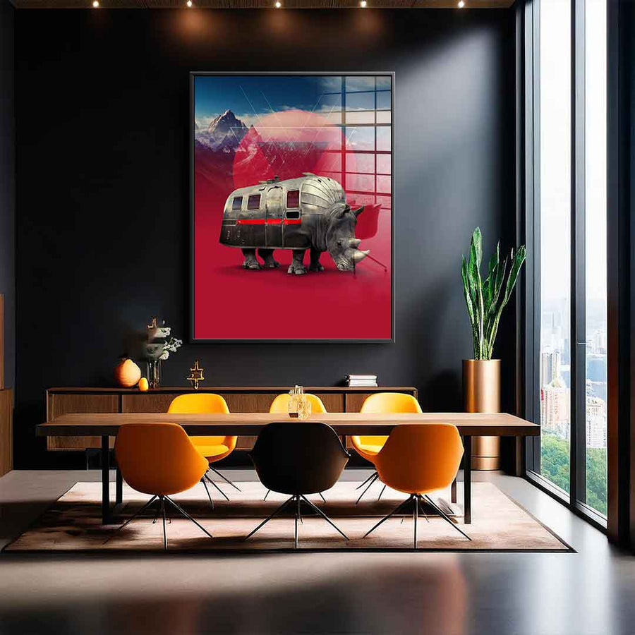 Rhino Van – pleksiglas