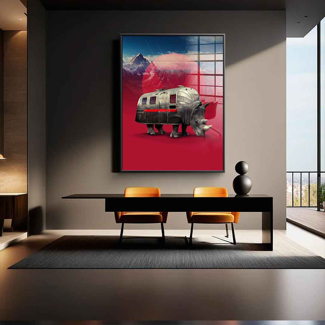 Rhino Van – pleksiglas