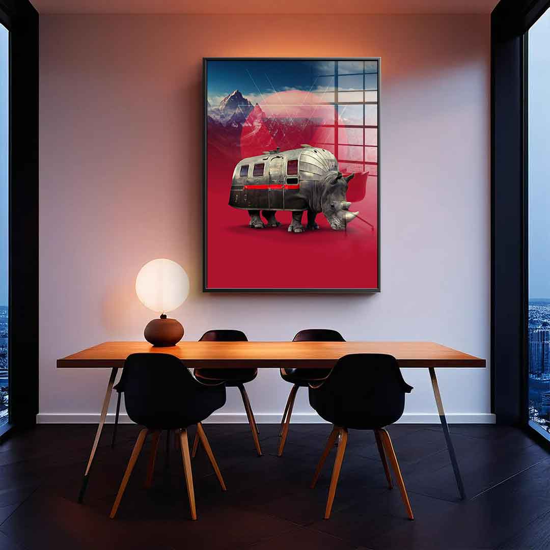 Rhino Van – pleksiglas