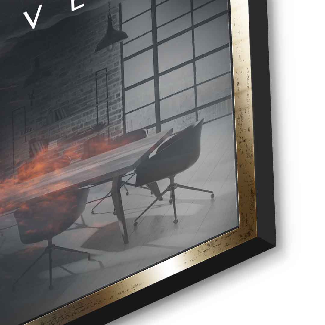 Risk Creates Perspective - Acrylic Glass