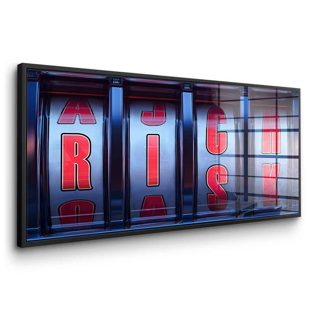 Risk &amp; Rich - Acrylic glass