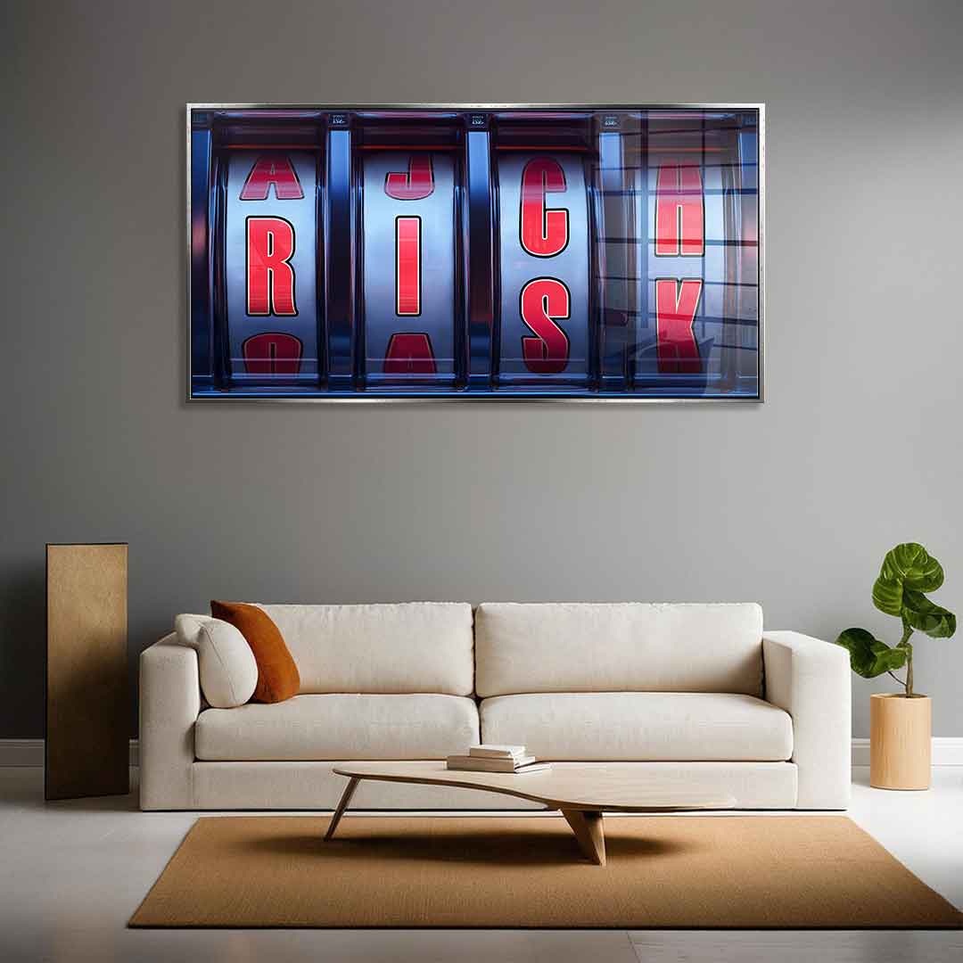 Risk &amp; Rich - Acrylic glass