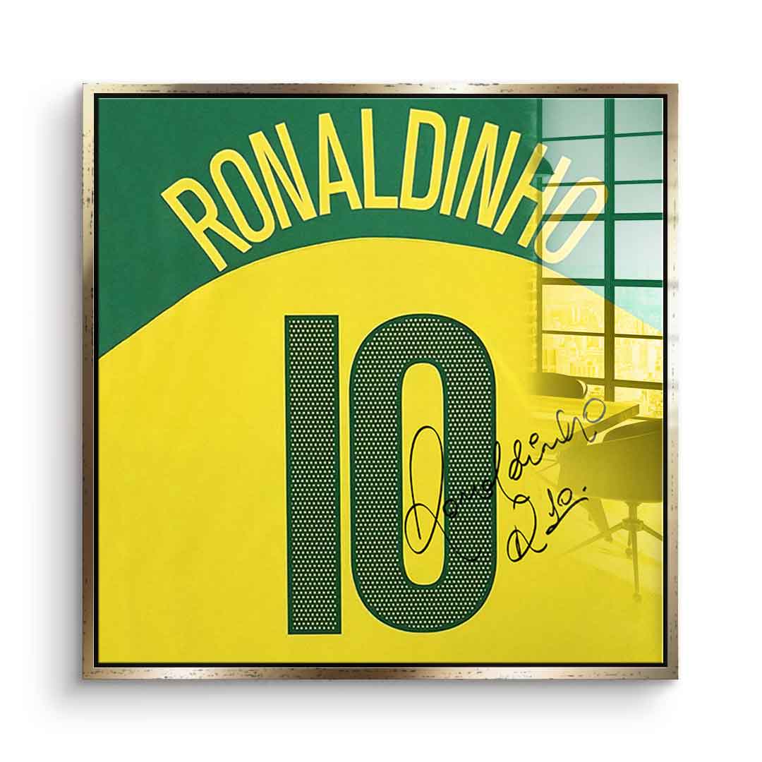 Ronaldinho - Square Edition - Acrylic Glass