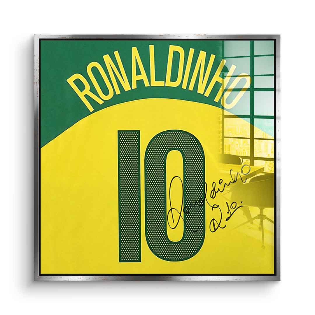 Ronaldinho - Square Edition - Acrylic Glass