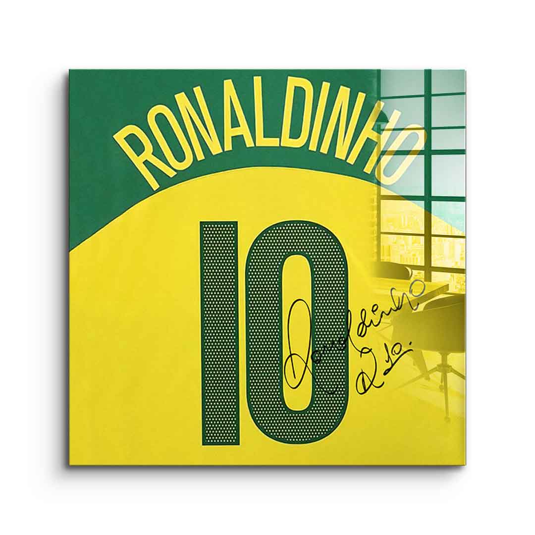 Ronaldinho - Square Edition - Acrylic Glass