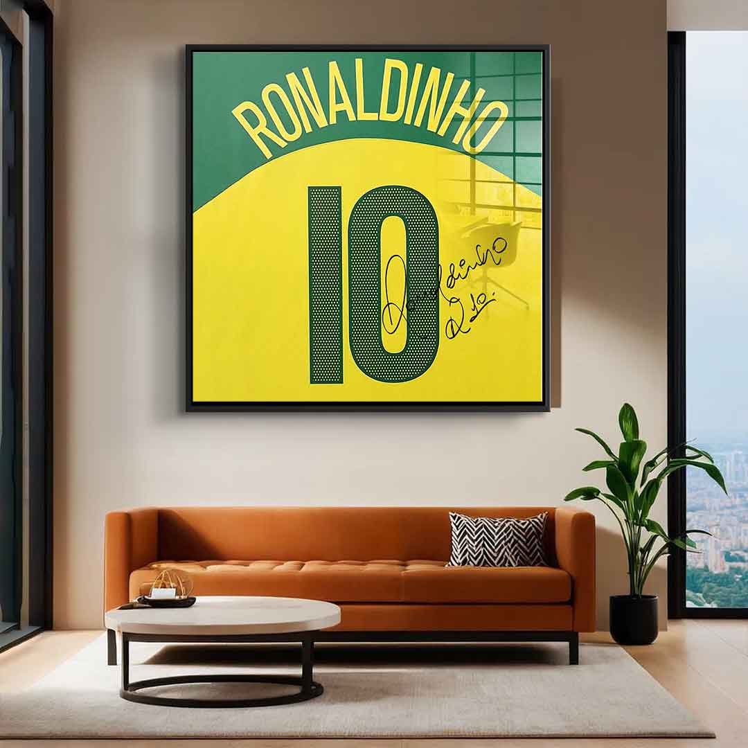 Ronaldinho - Square Edition - Acrylic Glass