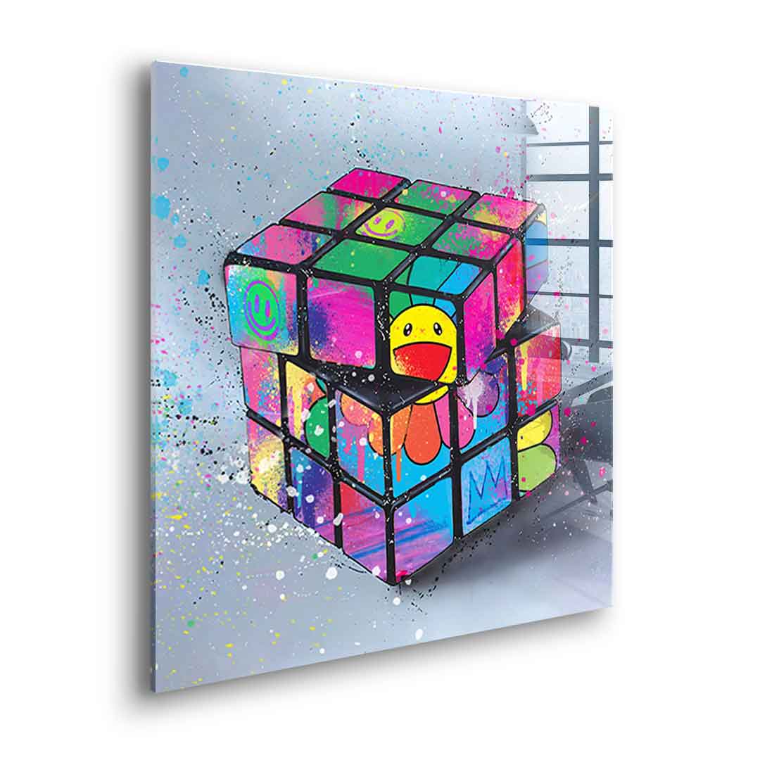 Rubik's Flower - Acrylic glass
