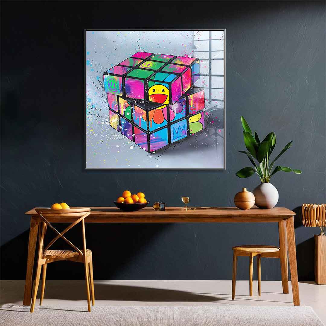 Rubik's Flower - Acrylic glass