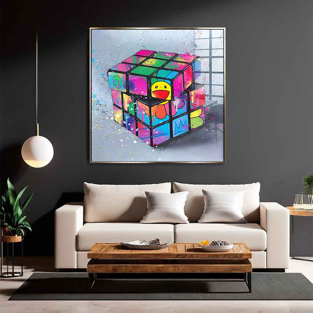Rubik's Flower - Acrylic glass