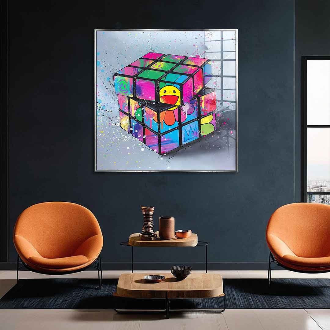 Rubik's Flower - Acrylic glass