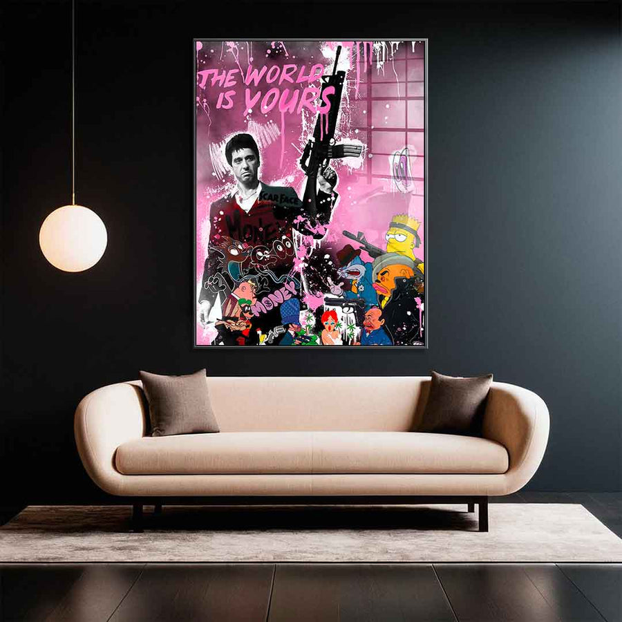 SCARFACE - Szkło akrylowe