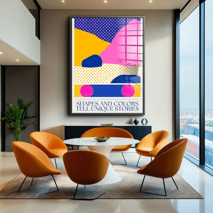Shapes and colors - Acrylic glass