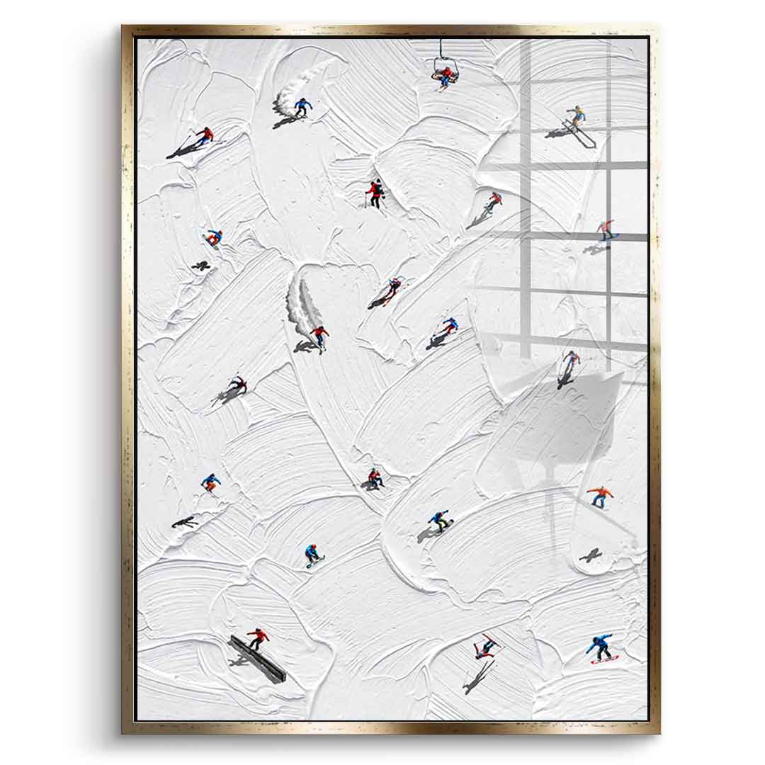 Skis or snowboard - Acrylglas