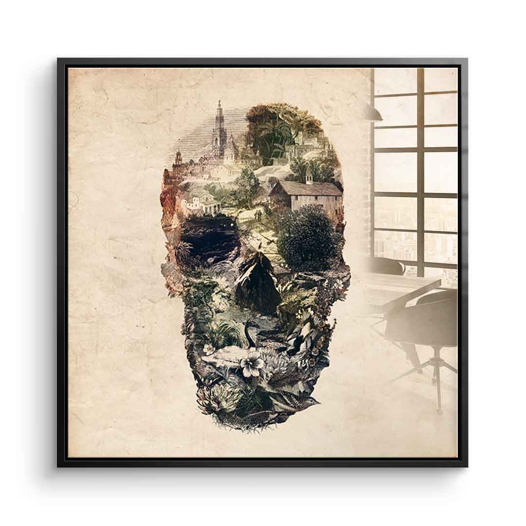 Skull Town - Szkło akrylowe