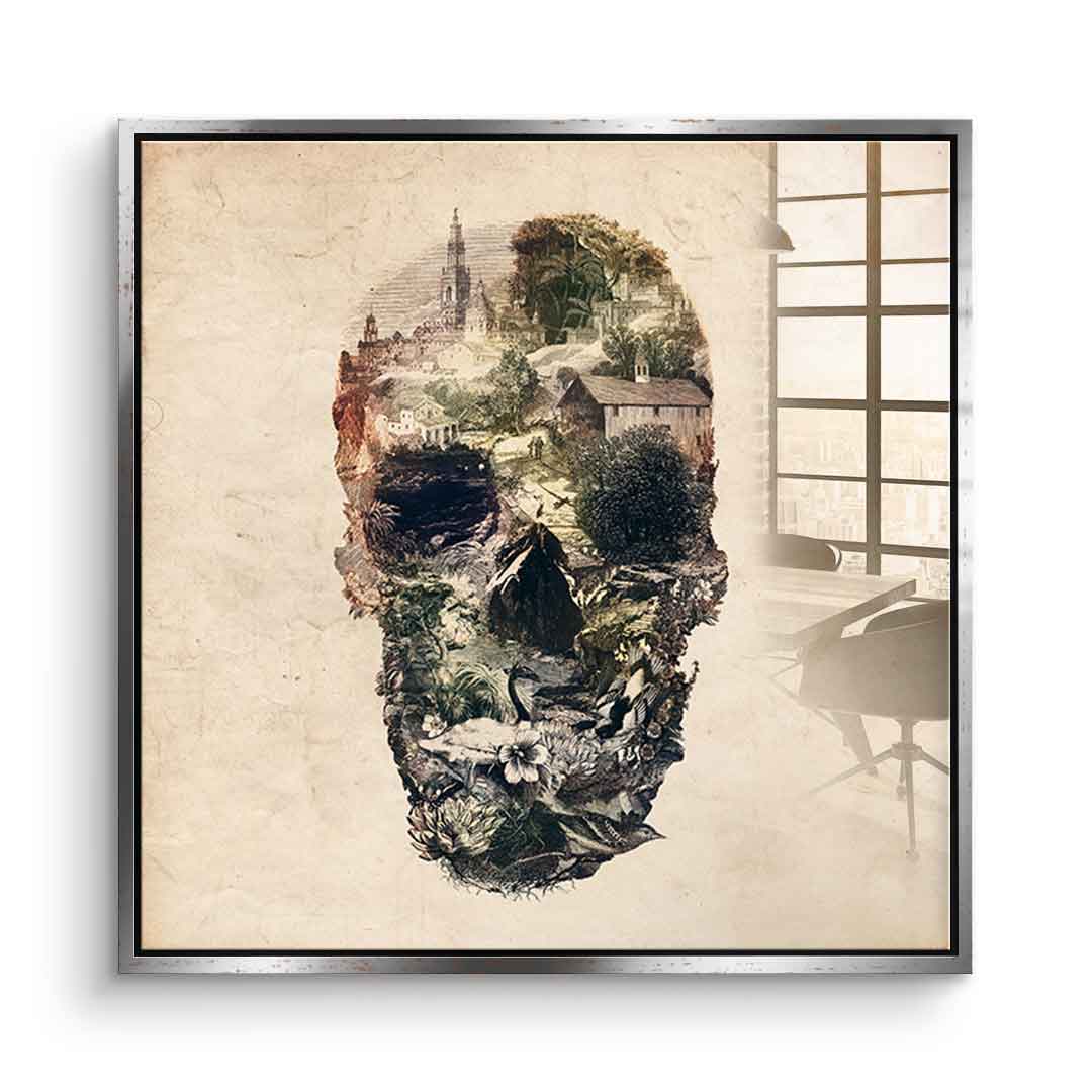 Skull Town - Szkło akrylowe