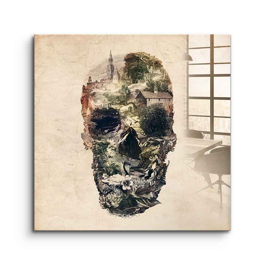 Skull Town - Szkło akrylowe