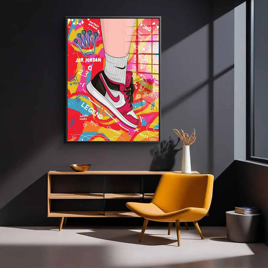 Sneakers Pop Art - Szkło akrylowe