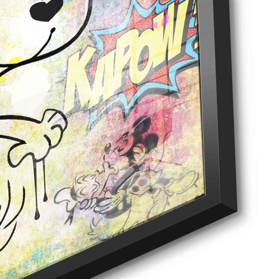 Snoopy meets Banksy - Acrylglas