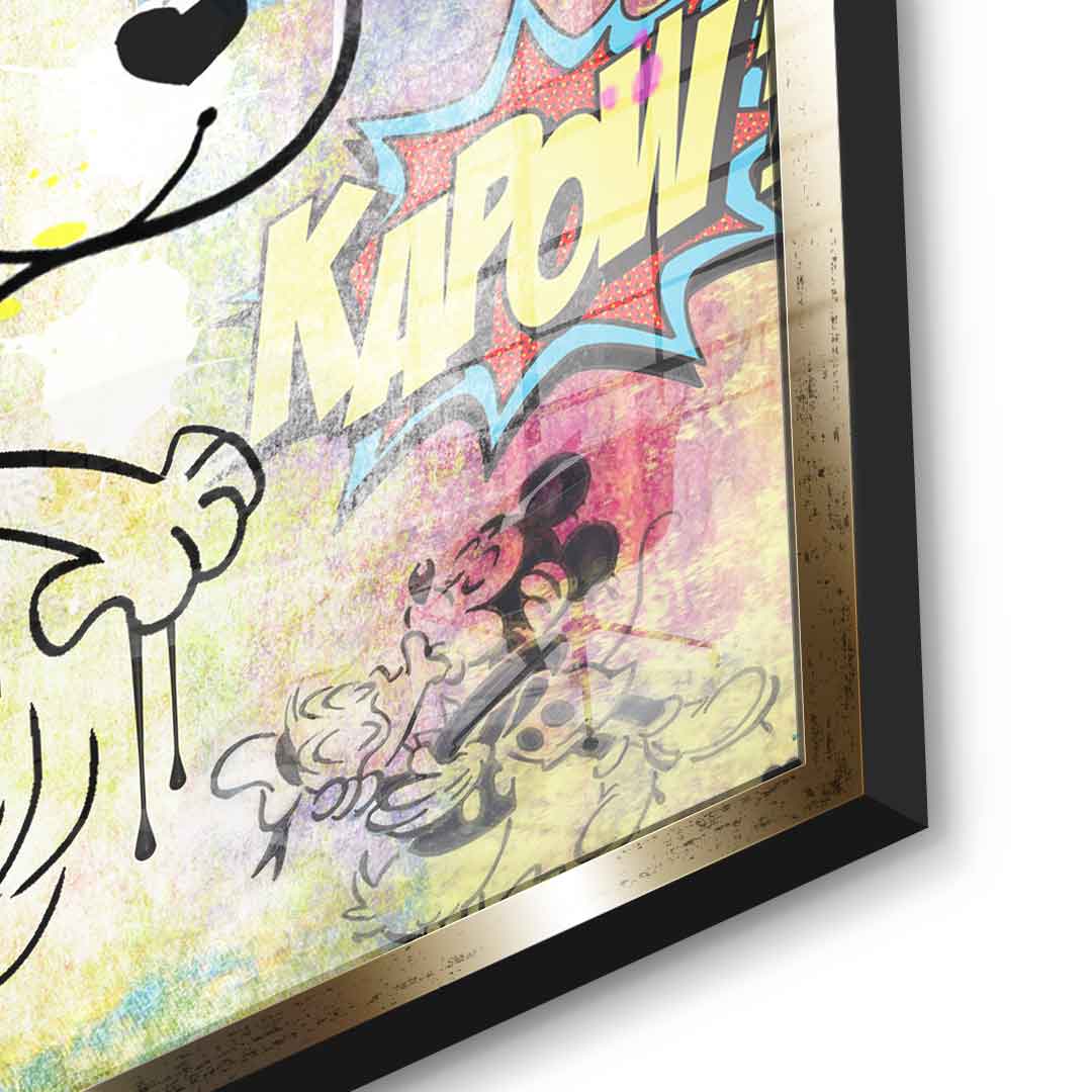 Snoopy meets Banksy - Acrylglas