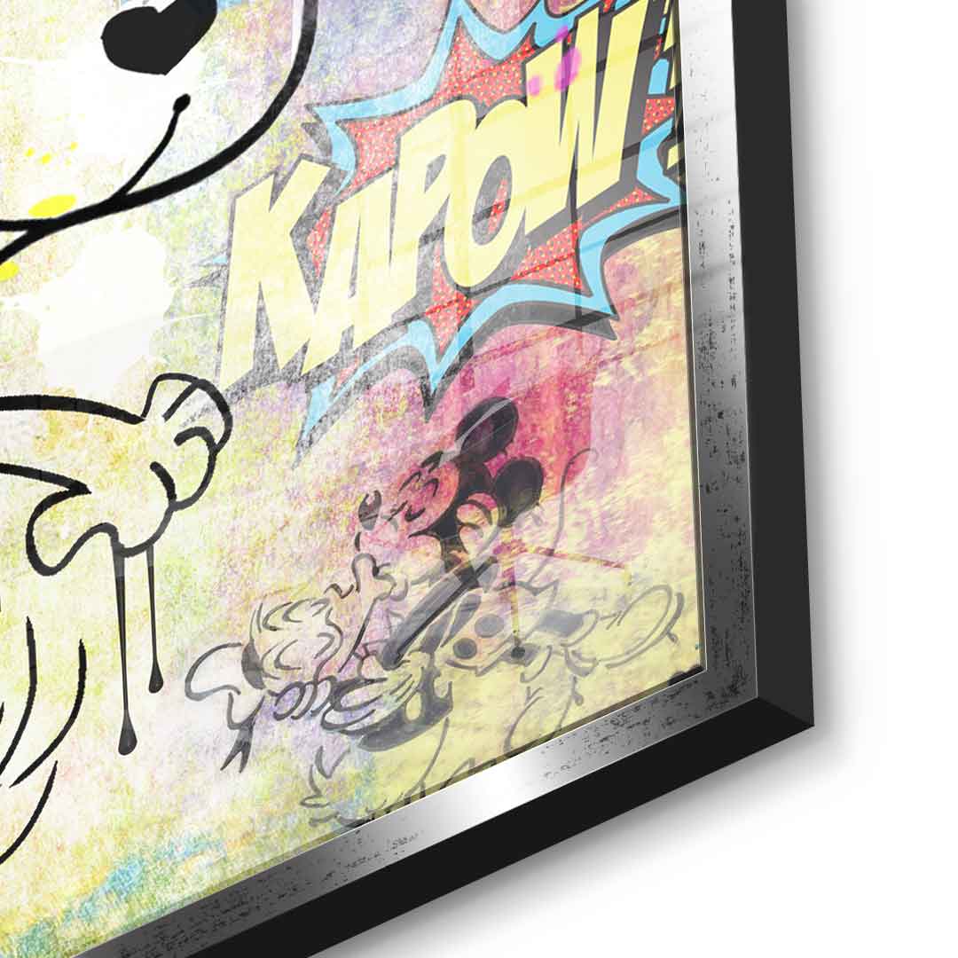 Snoopy meets Banksy - Acrylglas