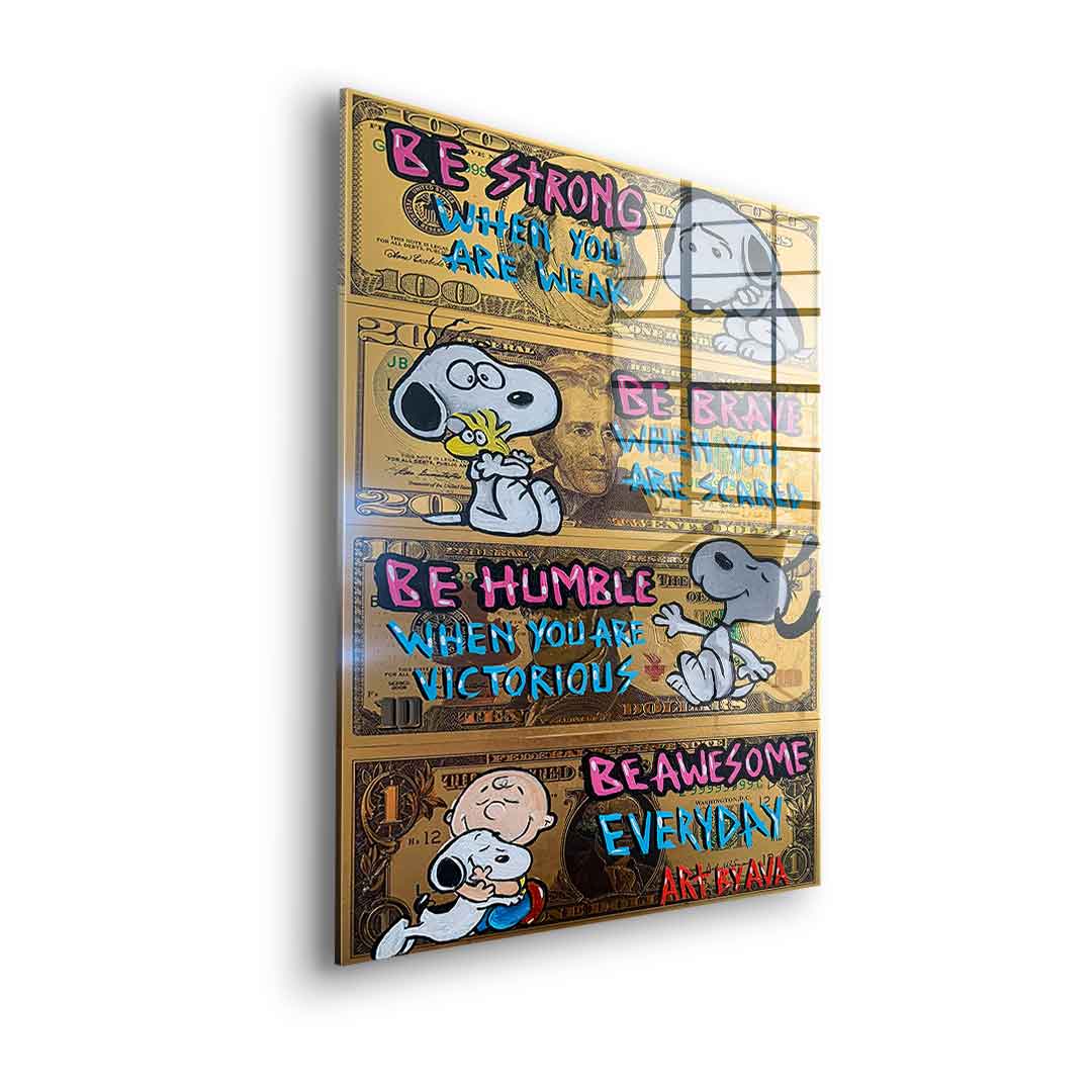 Awesome Snoopy - Acrylic glass
