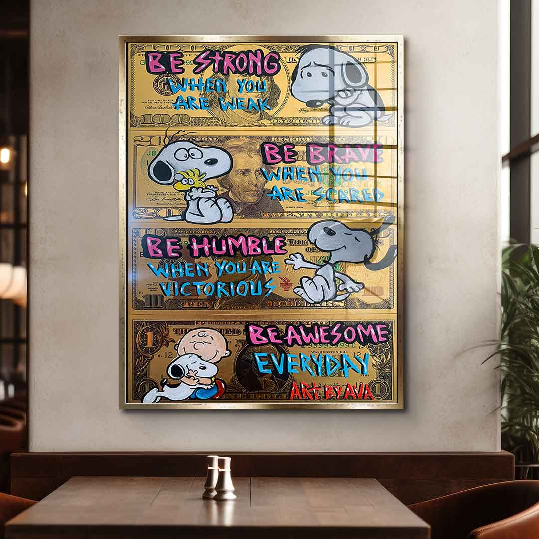 Awesome Snoopy - Acrylic glass