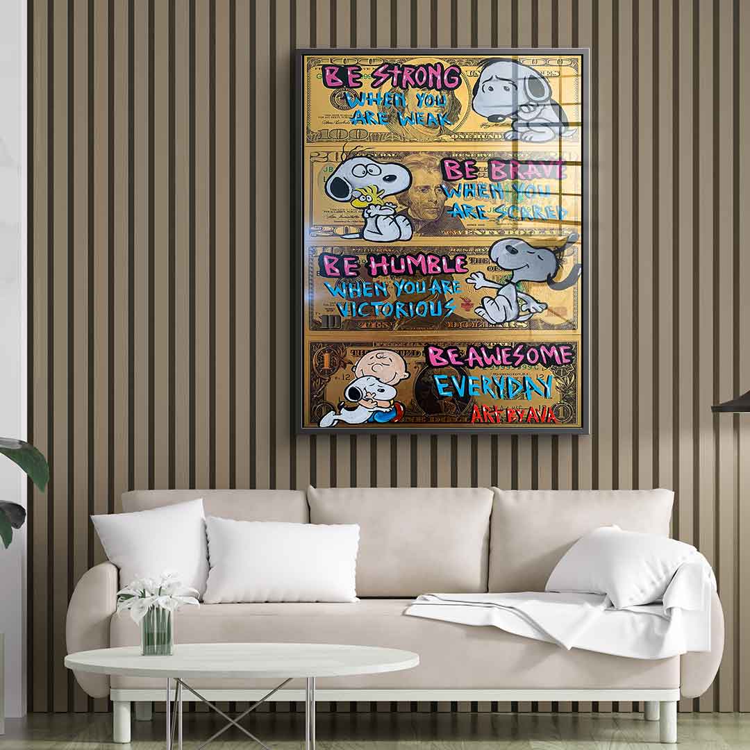 Awesome Snoopy - Acrylic glass