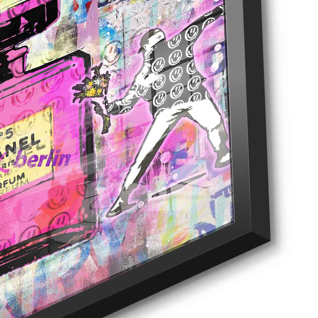 Snoopy meets Chanel - Acrylglas