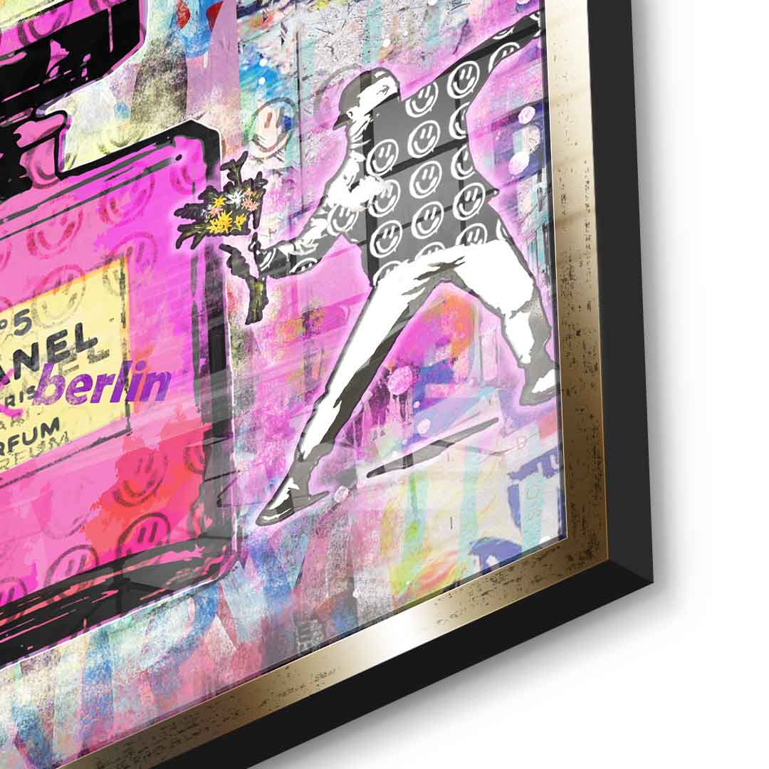 Snoopy meets Chanel - Acrylglas