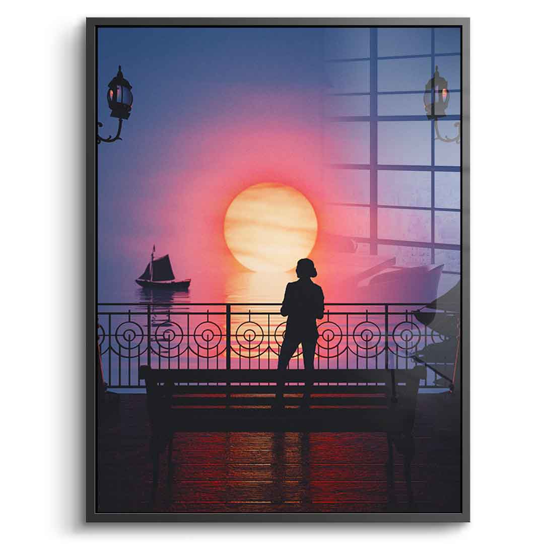 A Peaceful Sunset - Acrylglas