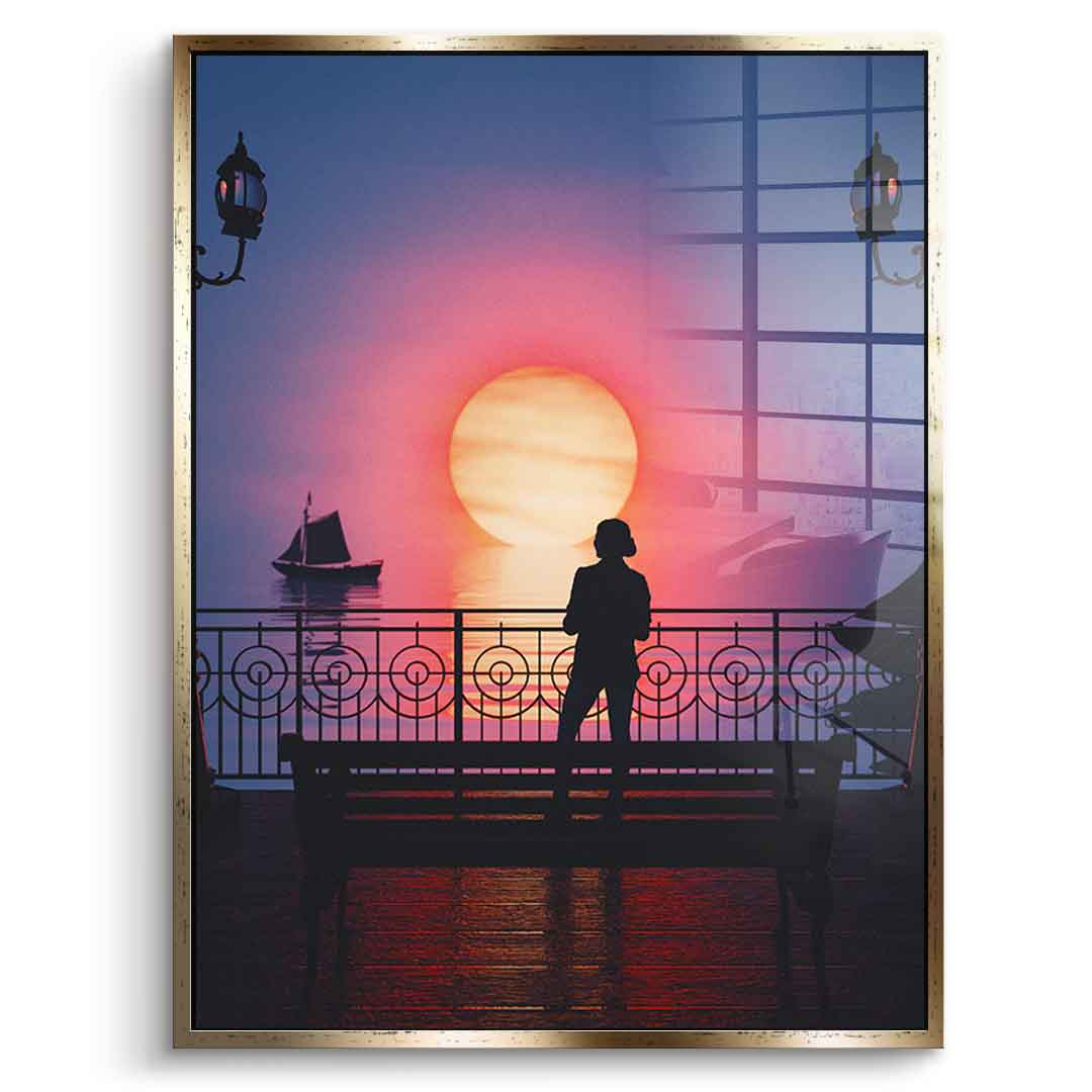 A Peaceful Sunset - Acrylglas