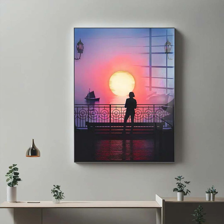 A Peaceful Sunset - Acrylic glass