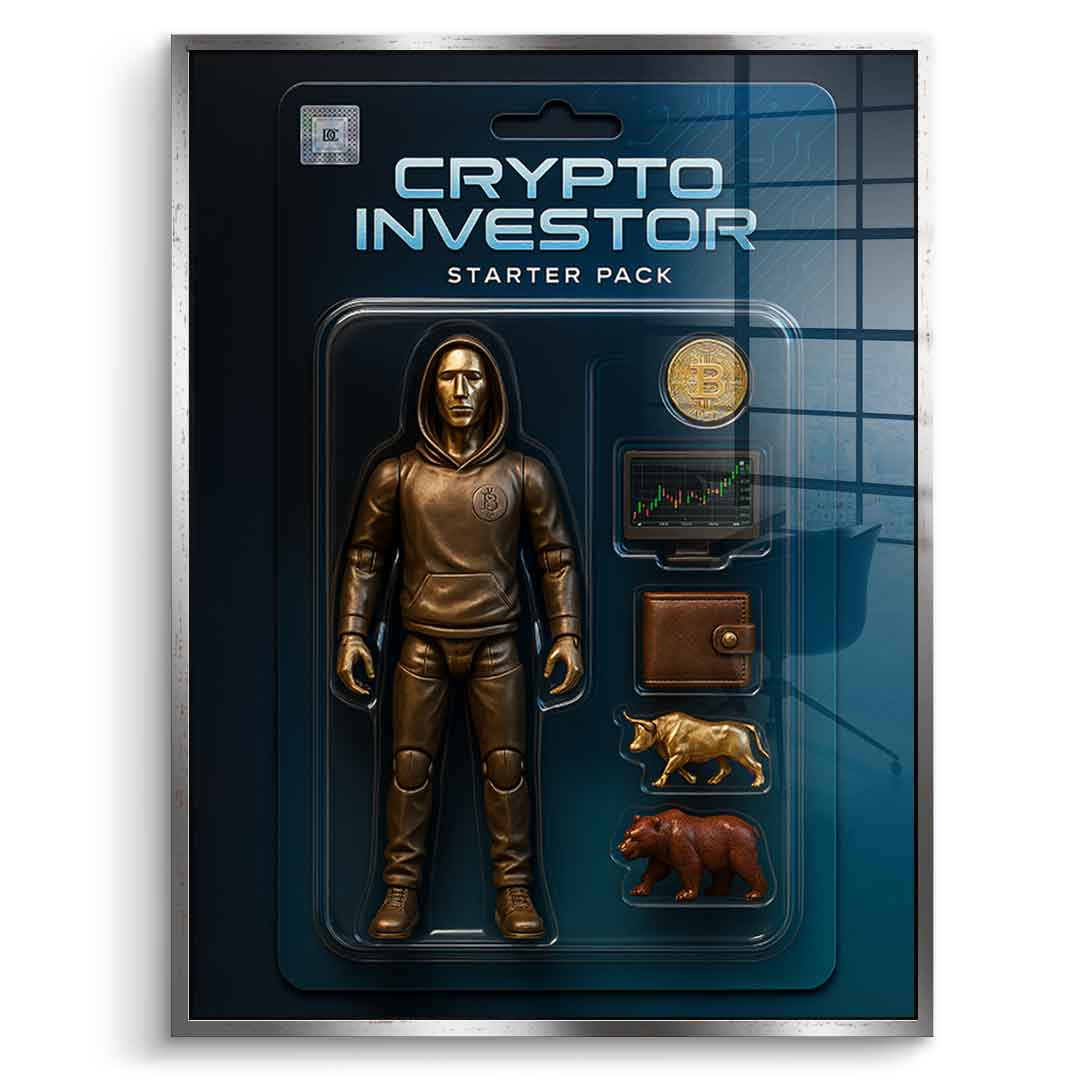 Starter Pack CRYPTO INVESTOR - Acrylglas