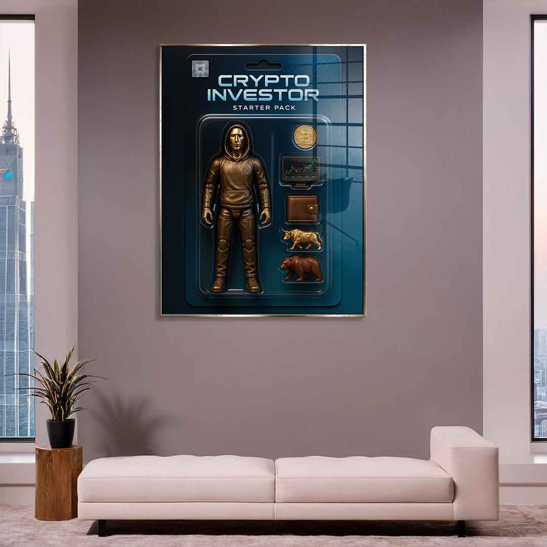 Starter Pack CRYPTO INVESTOR - Acrylglas