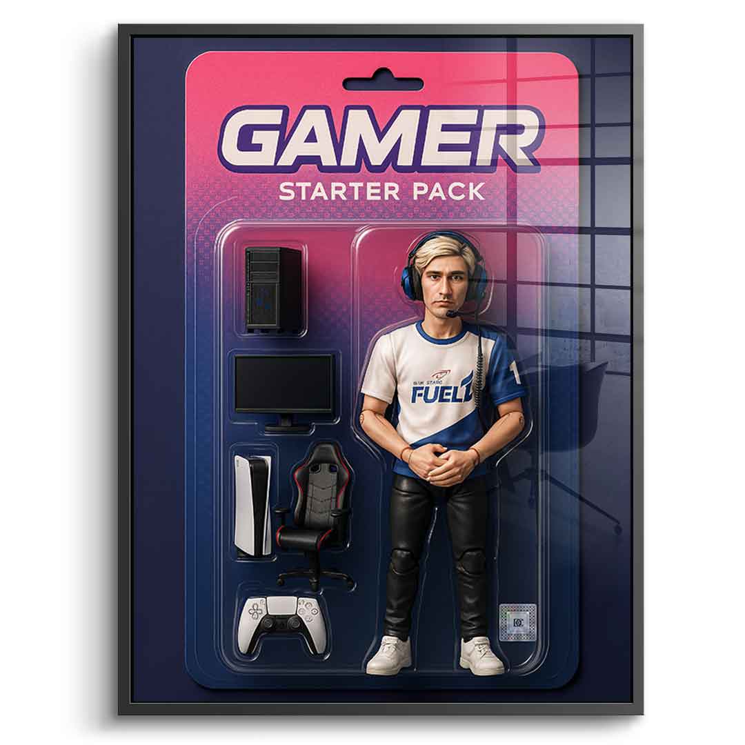 Starter Pack GAMER - Acrylglas