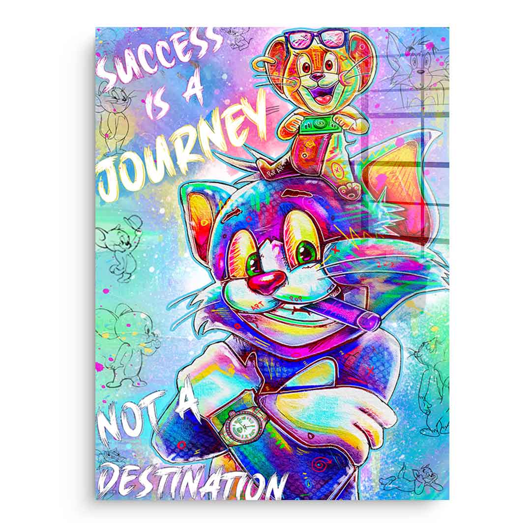 Success is a Journey - Acrylglas