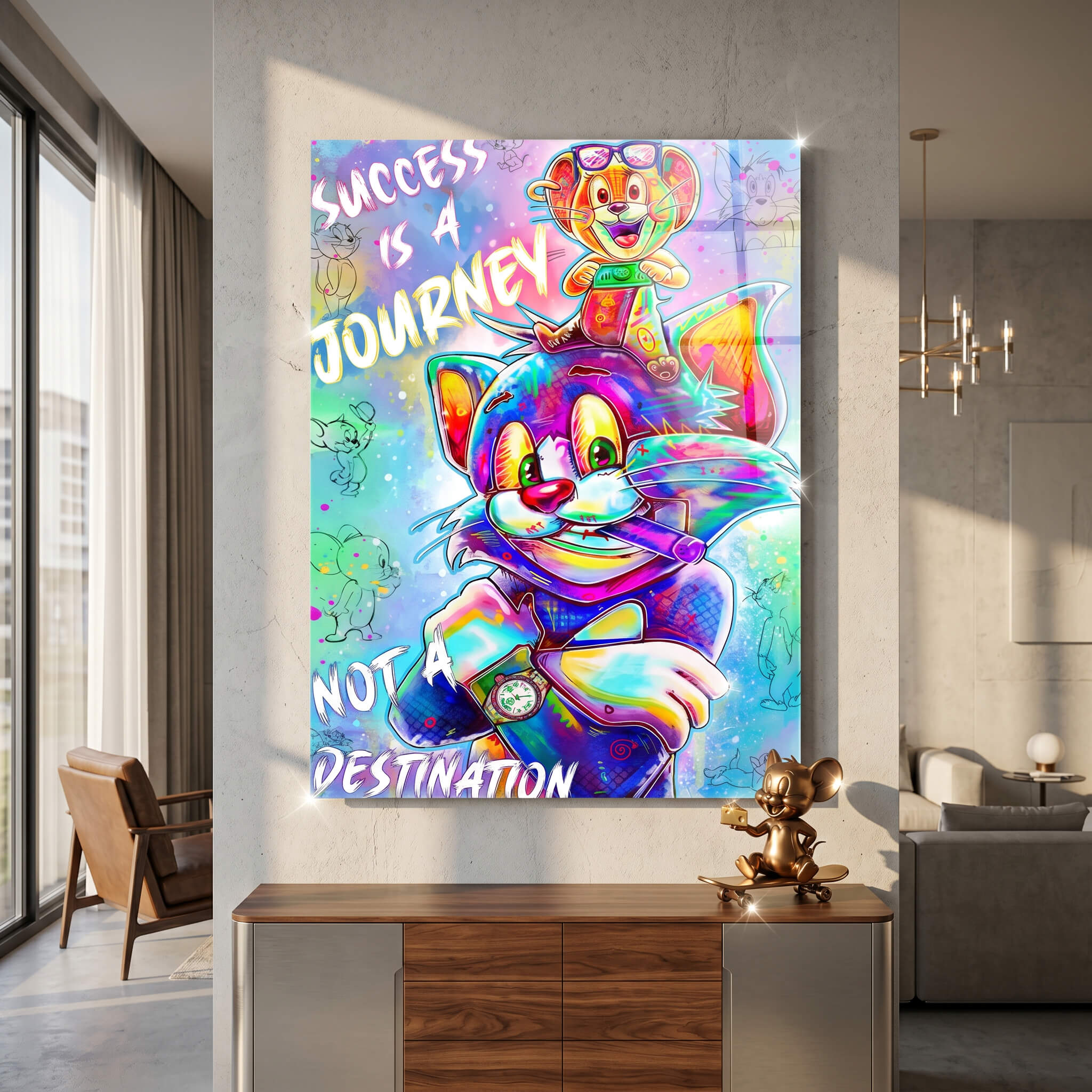 Success is a Journey - Acrylglas