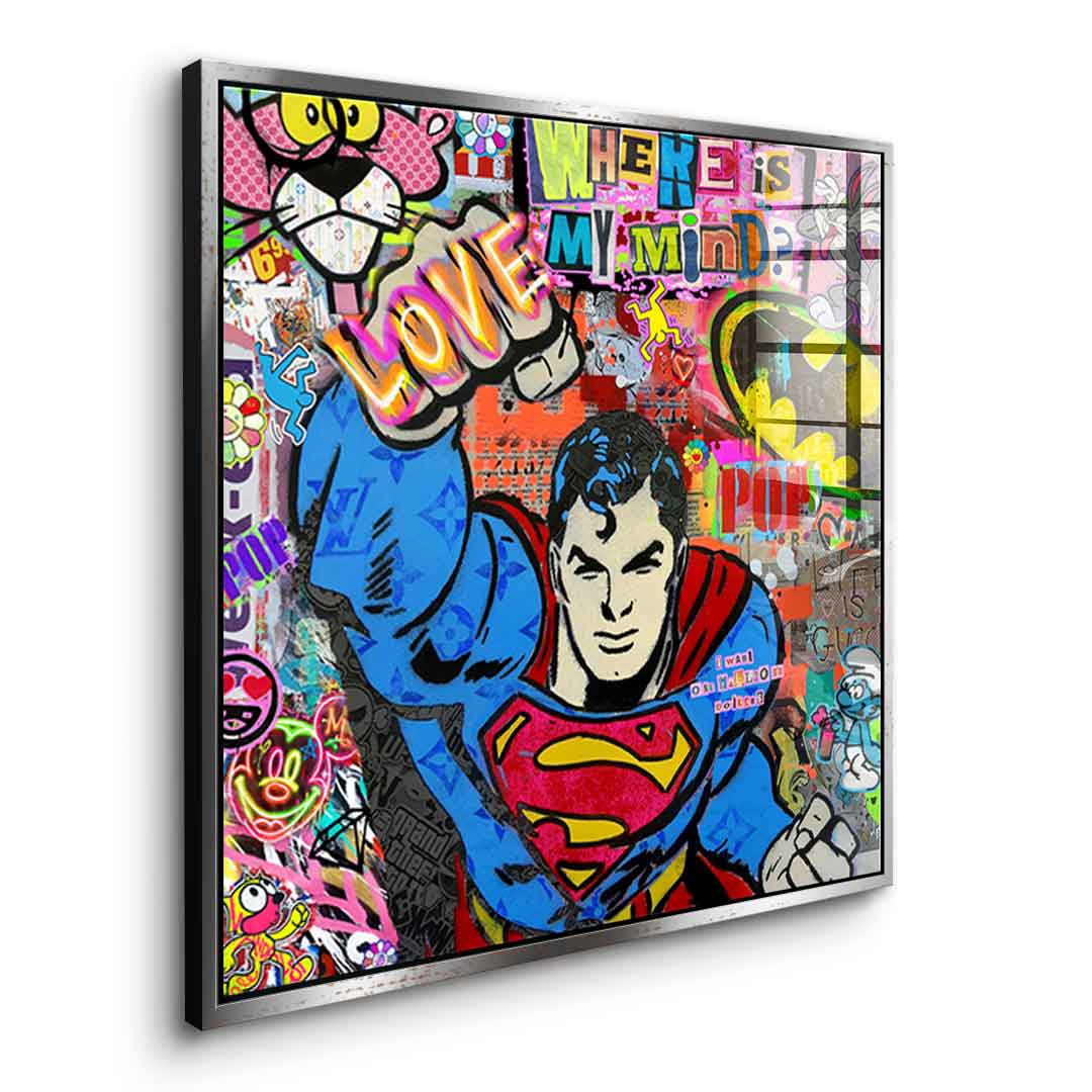 Superman Love - Acrylglas