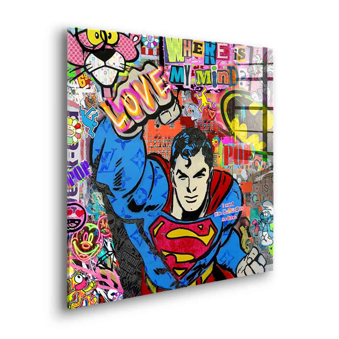 Superman Love - Acrylglas