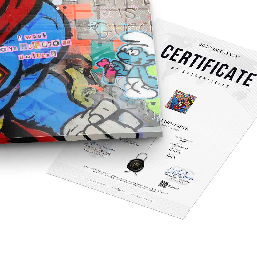 Superman Love - Acrylglas