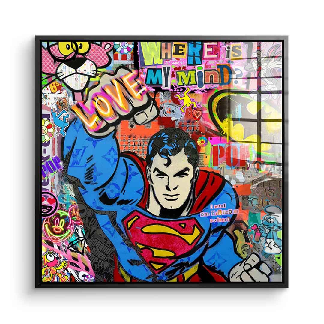 Superman Love - Acrylglas