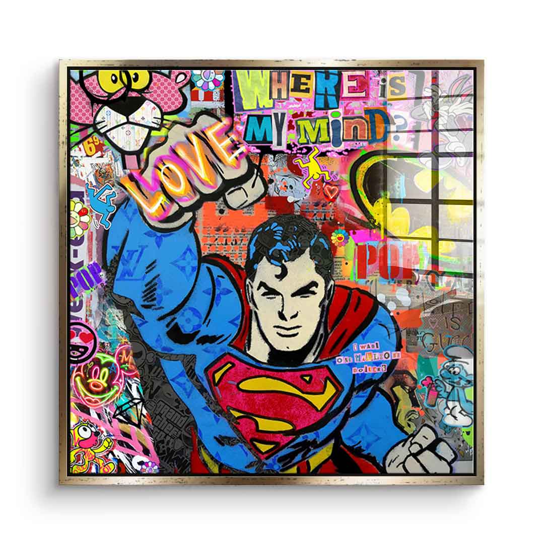 Superman Love - Acrylglas