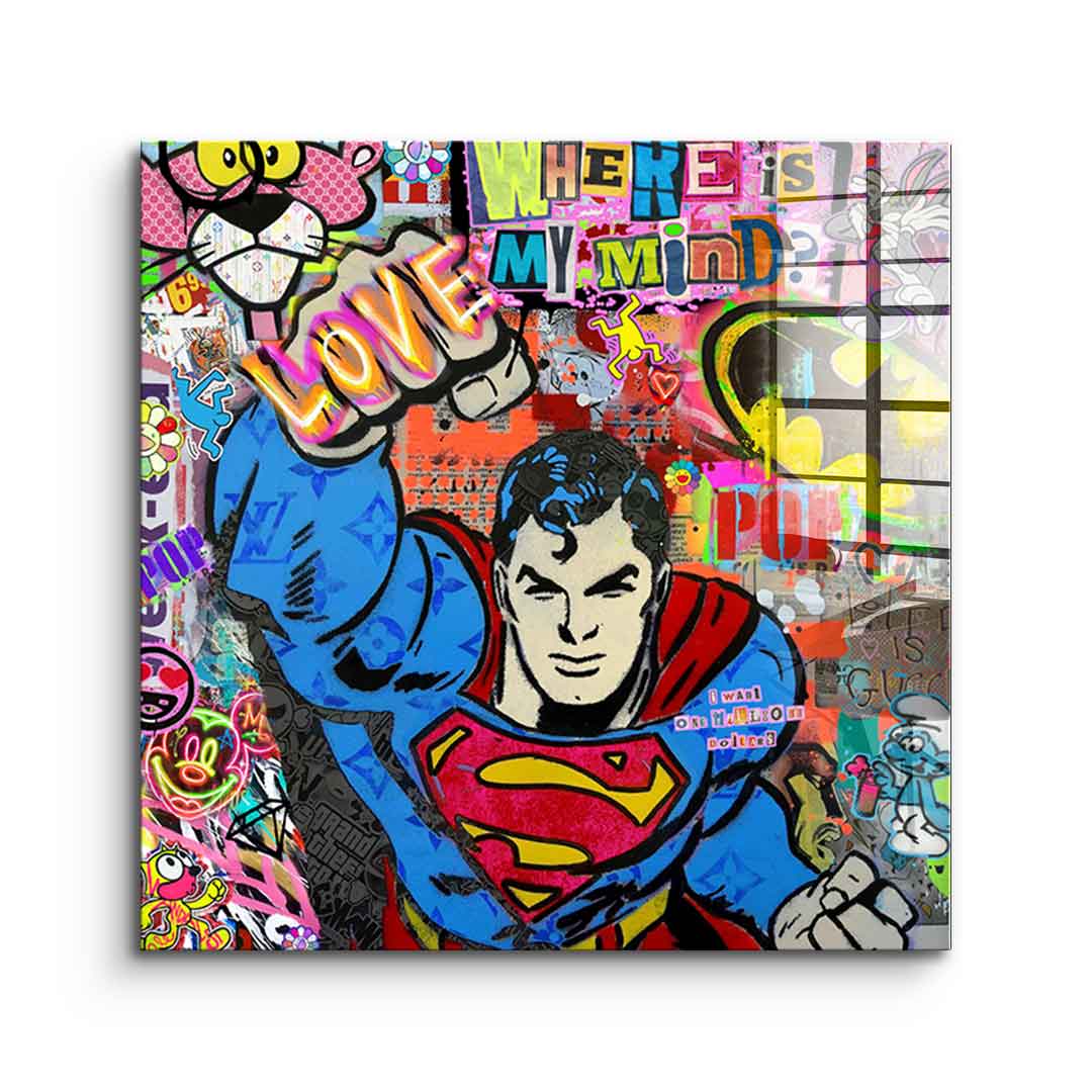 Superman Love - Acrylglas