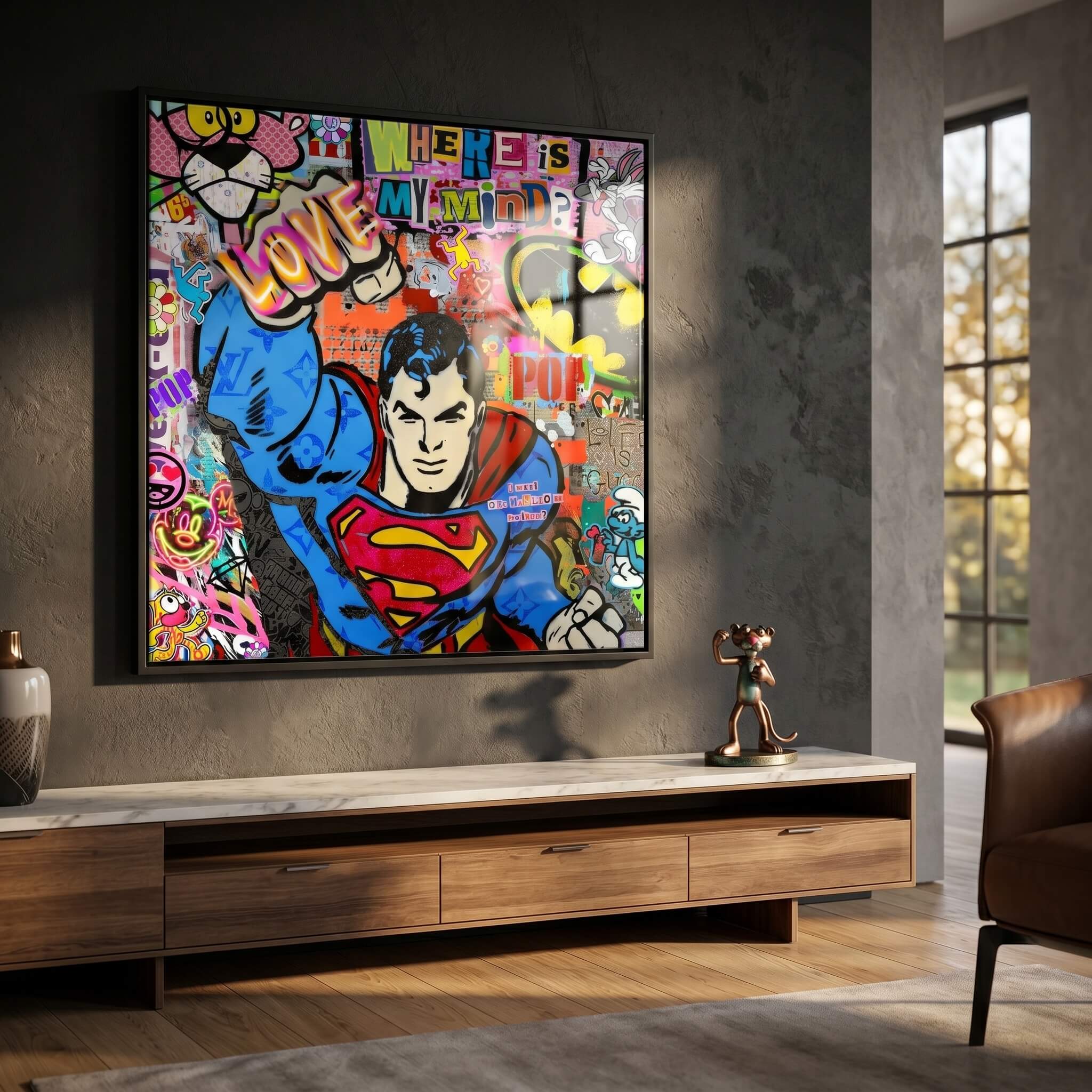 Superman Love - Acrylglas