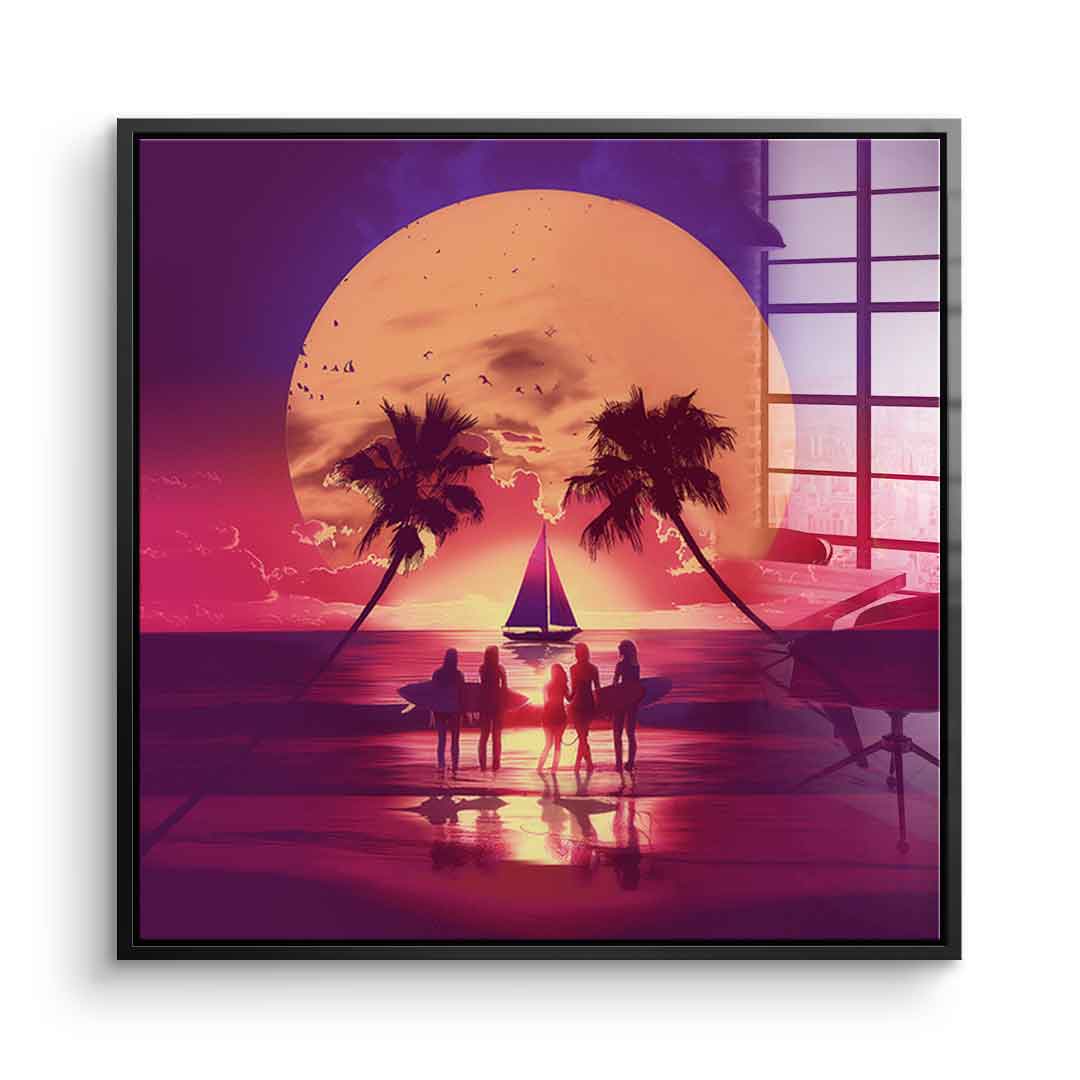 Surf Skull - Akryl